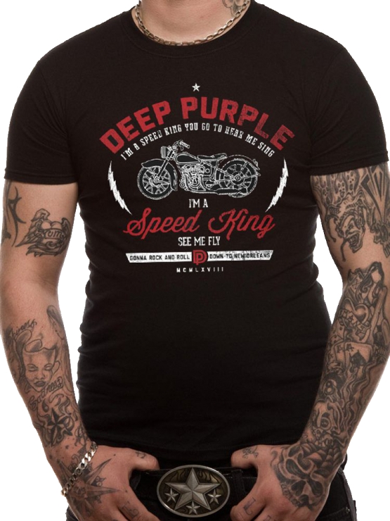 DEEP PURPLE SPEED KING ORIGINAL schwarz Grössen S M L XL 2XL