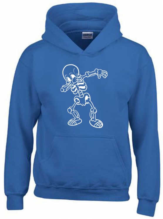 Dabbing Skelett Hoodie Sweatshirt mit Kapuze Gr. 116 128 140 152 164 cm