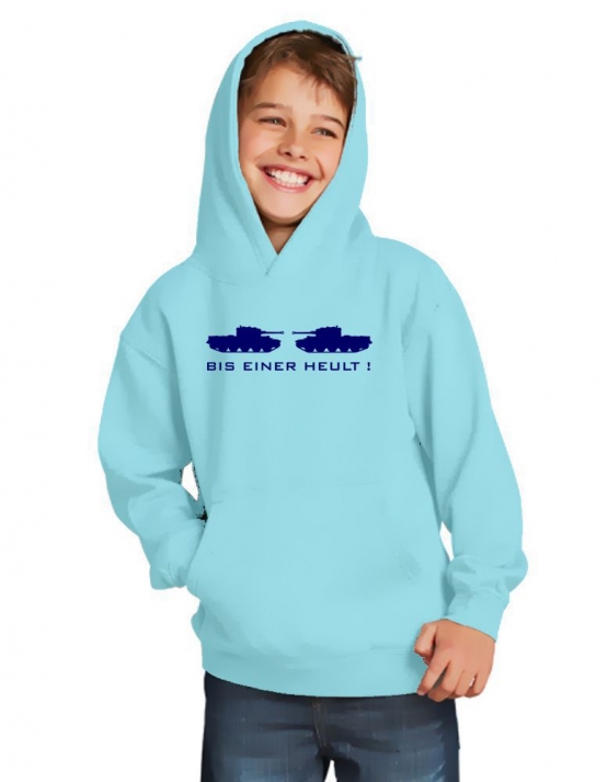 Bis einer heult ! Hoodie Sweatshirt mit Kapuze Gr. 116 128 140 152 164 cm