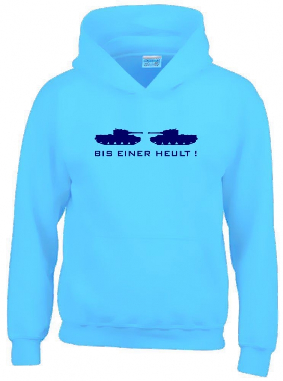 Bis einer heult ! Hoodie Sweatshirt mit Kapuze Gr. 116 128 140 152 164 cm