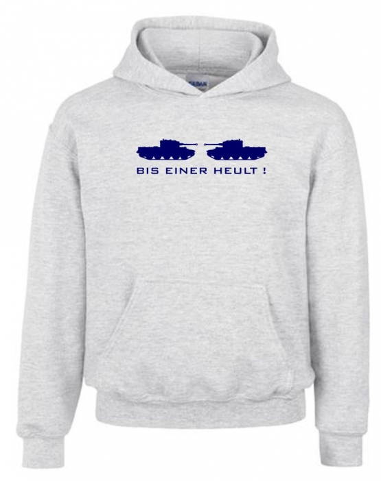 Bis einer heult ! Hoodie Sweatshirt mit Kapuze Gr. 116 128 140 152 164 cm