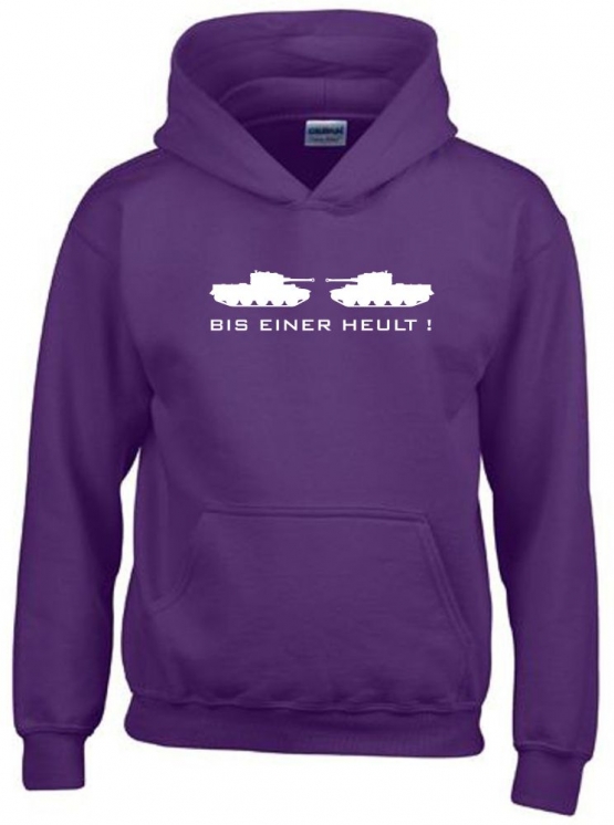 Bis einer heult ! Hoodie Sweatshirt mit Kapuze Gr. 116 128 140 152 164 cm