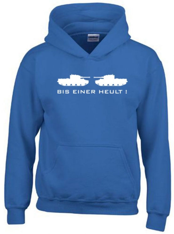 Bis einer heult ! Hoodie Sweatshirt mit Kapuze Gr. 116 128 140 152 164 cm