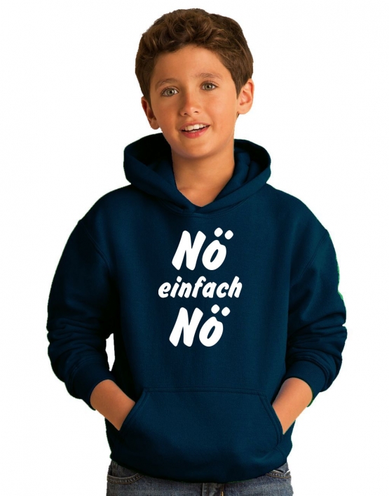 NÖ einfach NÖ ! Hoodie Sweatshirt mit Kapuze Gr. 116 128 140 152 164 cm