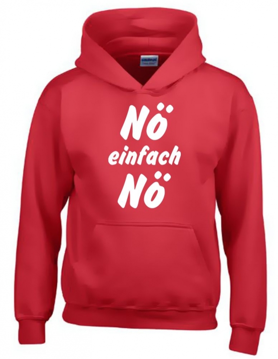 NÖ einfach NÖ ! Hoodie Sweatshirt mit Kapuze Gr. 116 128 140 152 164 cm