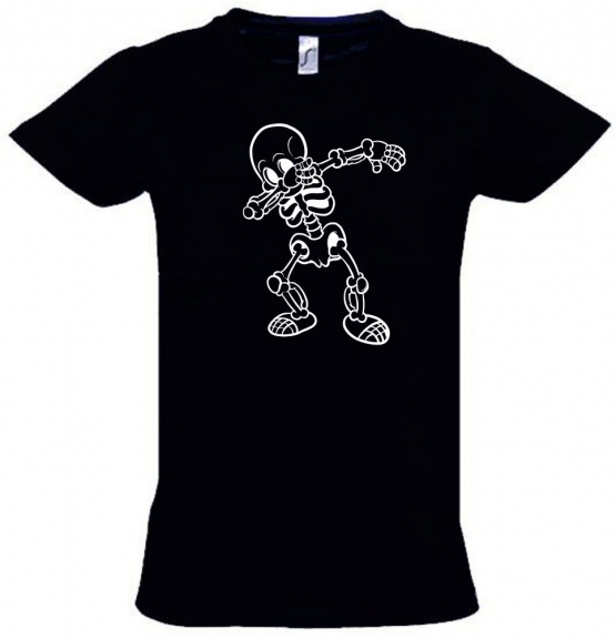 Dabbing Skelett T-Shirt Gr. 116 128 140 152 164 cm