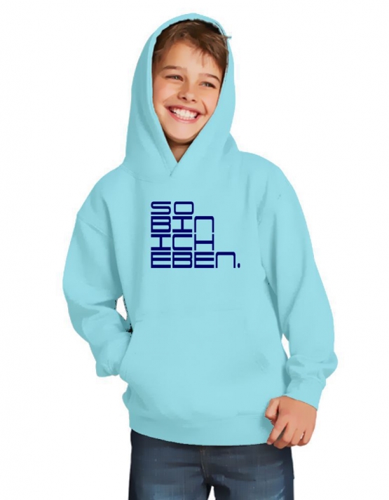 So bin ich eben. Hoodie Sweatshirt mit Kapuze Gr. 116 128 140 152 164 cm