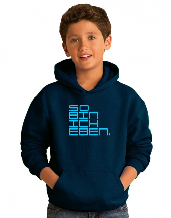 So bin ich eben. Hoodie Sweatshirt mit Kapuze Gr. 116 128 140 152 164 cm