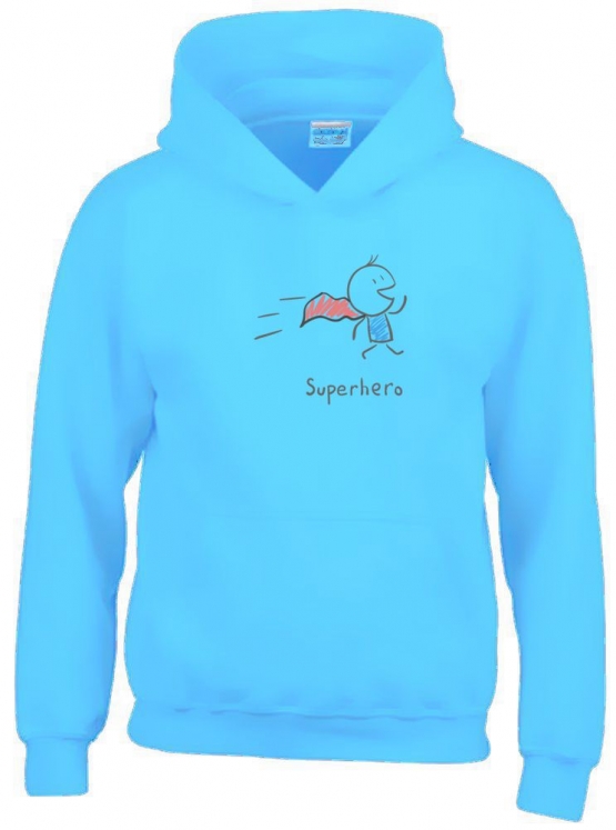 SUPERHERO ! Hoodie Sweatshirt mit Kapuze, T-Shirt oder Strampler Gr. 116 128 140 152 164 cm