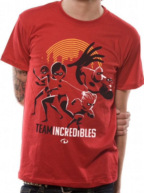 TEAM INCREDIBLES 2 ORIGINAL  T-Shirt Rot Gr. S M L XL 2XL