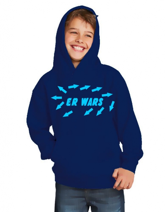 ER WARS ! Hoodie Sweatshirt mit Kapuze Gr. 116 128 140 152 164 cm