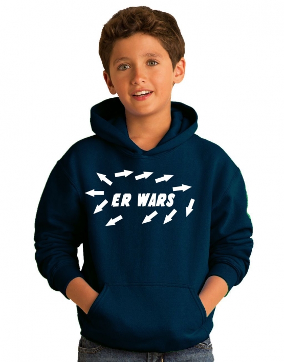 ER WARS ! Hoodie Sweatshirt mit Kapuze Gr. 116 128 140 152 164 cm