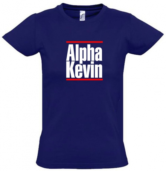 Alpha Kevin schwarz oder dunkelblau Hoodie Sweatshirt mit Kapuze oder T-Shirt Gr. S M L XL XXL 3XL und Kinder 152 164 cm