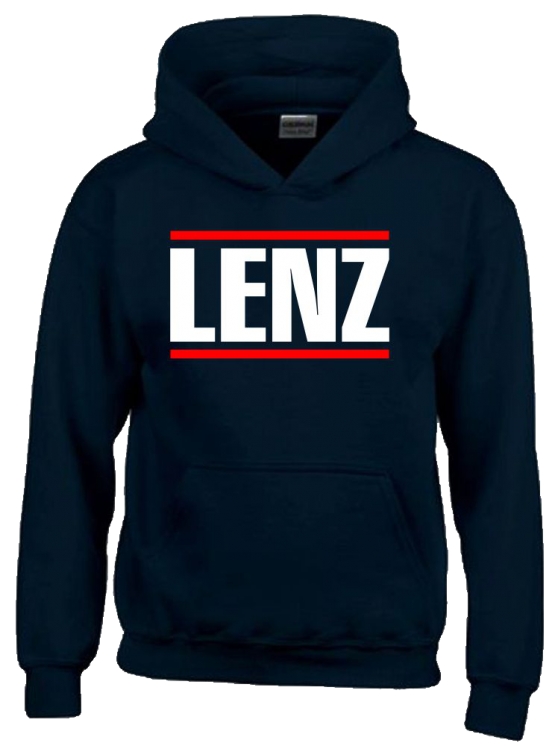 LENZ - chillen - sich nen Lenz machen schwarz oder dunkelblau Hoodie Sweatshirt mit Kapuze oder T-Shirt Gr. S M L XL XXL 3XL und Kinder 152 164 cm