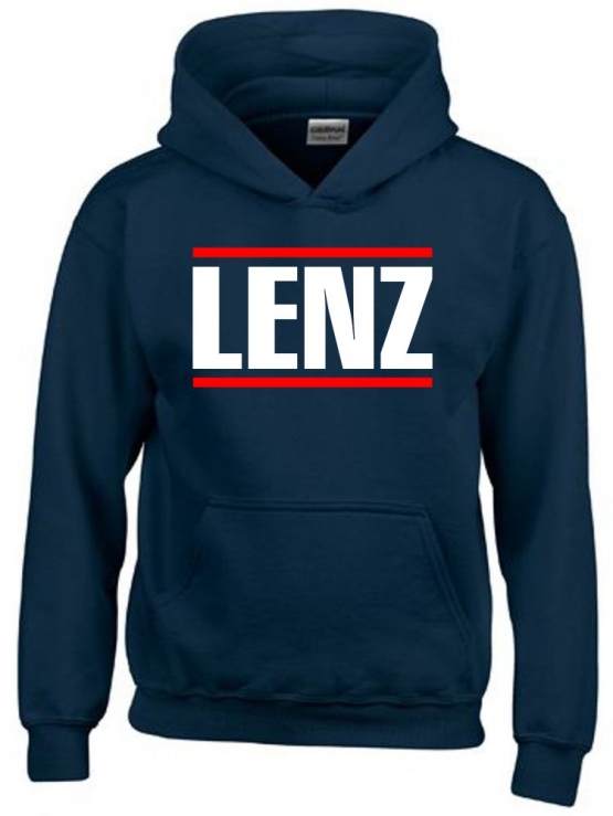 LENZ - chillen - sich nen Lenz machen schwarz oder dunkelblau Hoodie Sweatshirt mit Kapuze oder T-Shirt Gr. S M L XL XXL 3XL und Kinder 152 164 cm