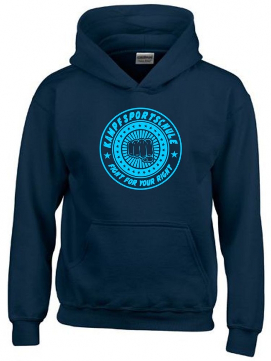 Kampfsportschule ! Hoodie Sweatshirt mit Kapuze Gr. 116 128 140 152 164 cm E-Scooter