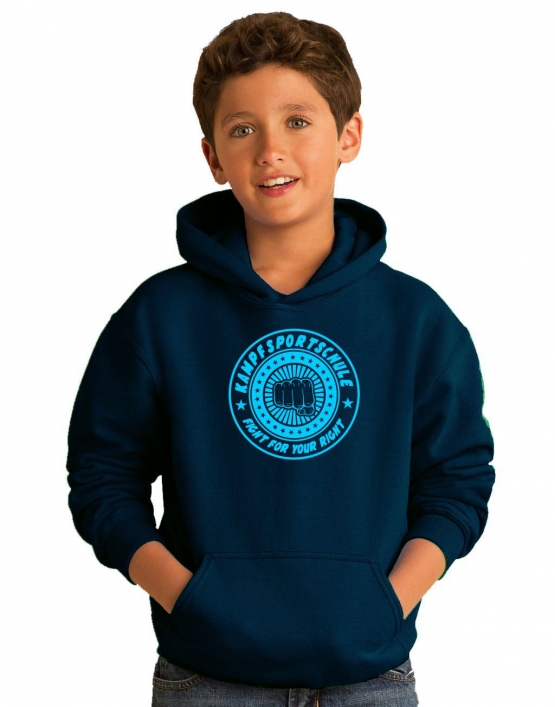 Kampfsportschule ! Hoodie Sweatshirt mit Kapuze Gr. 116 128 140 152 164 cm E-Scooter