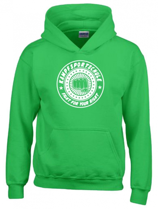 Kampfsportschule ! Hoodie Sweatshirt mit Kapuze Gr. 116 128 140 152 164 cm E-Scooter