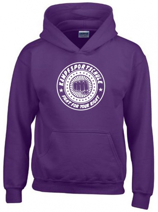 Kampfsportschule ! Hoodie Sweatshirt mit Kapuze Gr. 116 128 140 152 164 cm E-Scooter