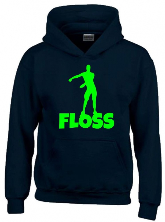 FLOSS Hoodie Sweatshirt mit Kapuze Gr. 116 128 140 152 164 cm