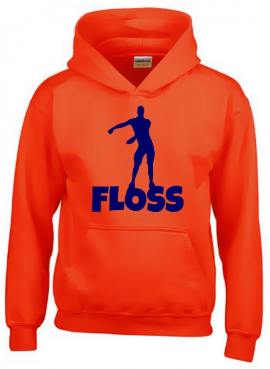 FLOSS Hoodie Sweatshirt mit Kapuze Gr. 116 128 140 152 164 cm