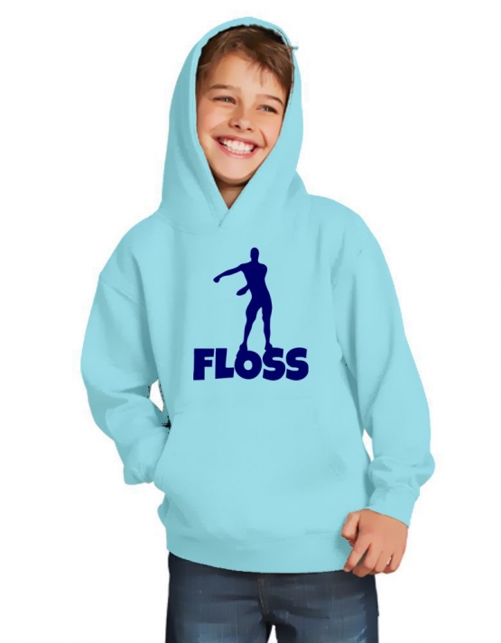 FLOSS Hoodie Sweatshirt mit Kapuze Gr. 116 128 140 152 164 cm