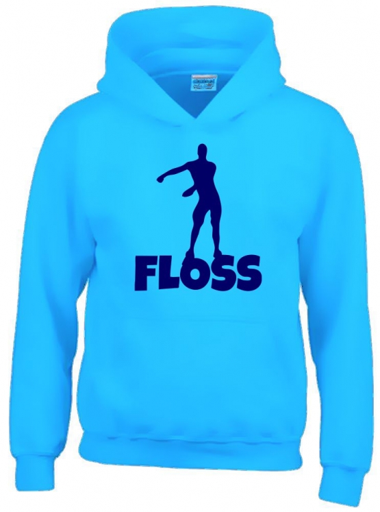 FLOSS Hoodie Sweatshirt mit Kapuze Gr. 116 128 140 152 164 cm