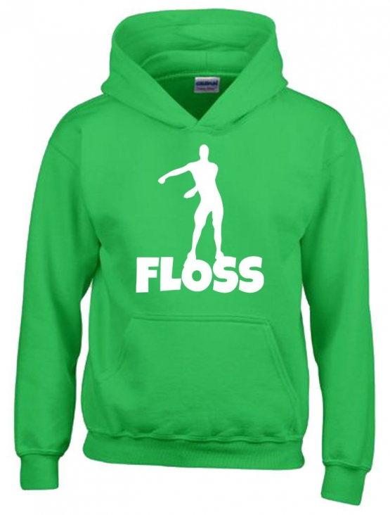 FLOSS Hoodie Sweatshirt mit Kapuze Gr. 116 128 140 152 164 cm