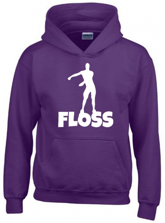 FLOSS Hoodie Sweatshirt mit Kapuze Gr. 116 128 140 152 164 cm