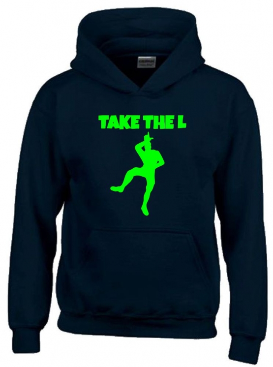 TAKE THE L Hoodie Sweatshirt mit Kapuze Gr. 116 128 140 152 164 cm