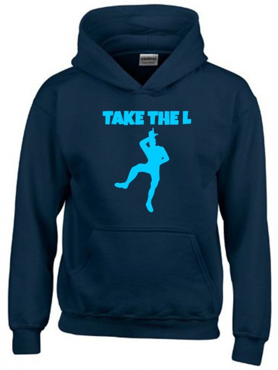 TAKE THE L Hoodie Sweatshirt mit Kapuze Gr. 116 128 140 152 164 cm