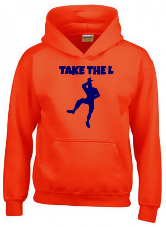 TAKE THE L Hoodie Sweatshirt mit Kapuze Gr. 116 128 140 152 164 cm