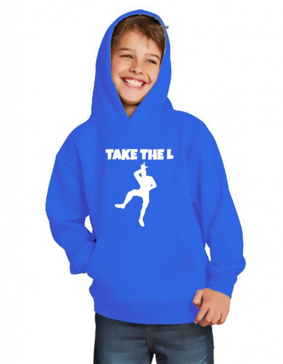 TAKE THE L Hoodie Sweatshirt mit Kapuze Gr. 116 128 140 152 164 cm