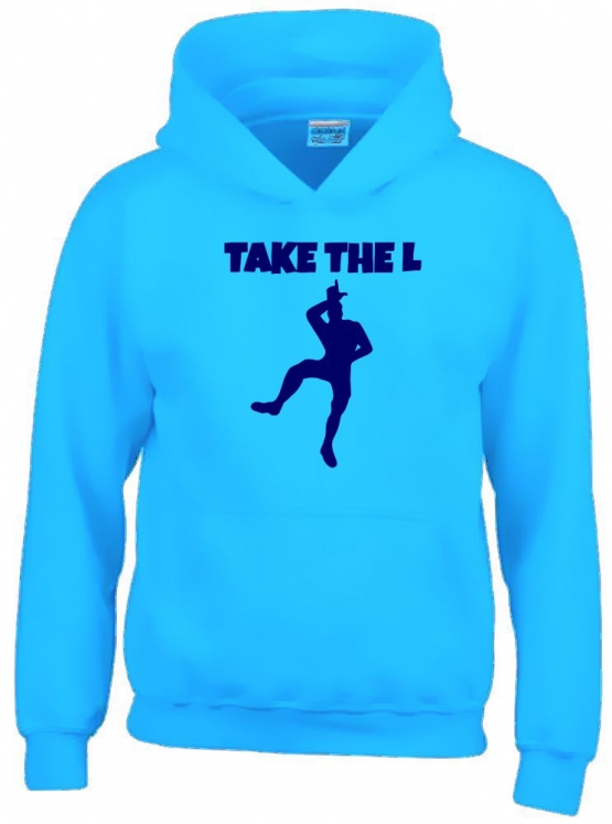 TAKE THE L Hoodie Sweatshirt mit Kapuze Gr. 116 128 140 152 164 cm