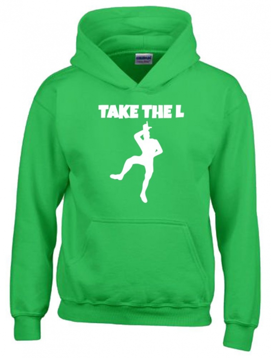 TAKE THE L Hoodie Sweatshirt mit Kapuze Gr. 116 128 140 152 164 cm