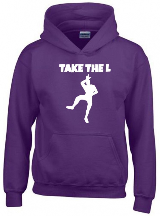 TAKE THE L Hoodie Sweatshirt mit Kapuze Gr. 116 128 140 152 164 cm