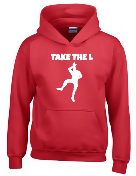 TAKE THE L Hoodie Sweatshirt mit Kapuze Gr. 116 128 140 152 164 cm