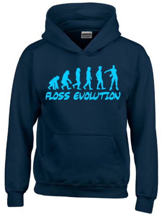 FLOSS EVOLUTION Hoodie Sweatshirt mit Kapuze Gr. 116 128 140 152 164 cm