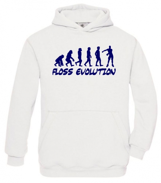 FLOSS EVOLUTION Hoodie Sweatshirt mit Kapuze Gr. 116 128 140 152 164 cm