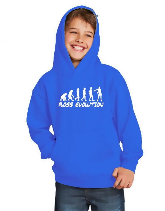 FLOSS EVOLUTION Hoodie Sweatshirt mit Kapuze Gr. 116 128 140 152 164 cm