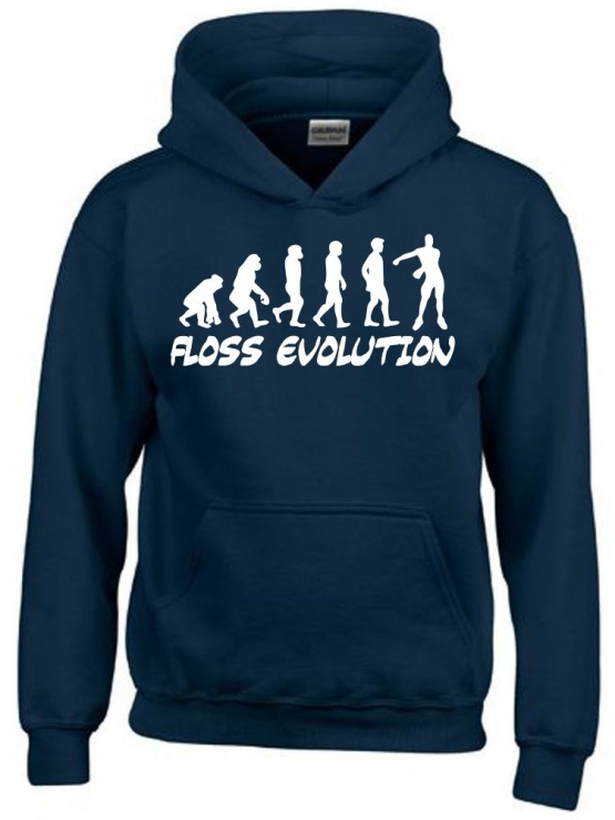 FLOSS EVOLUTION Hoodie Sweatshirt mit Kapuze Gr. 116 128 140 152 164 cm