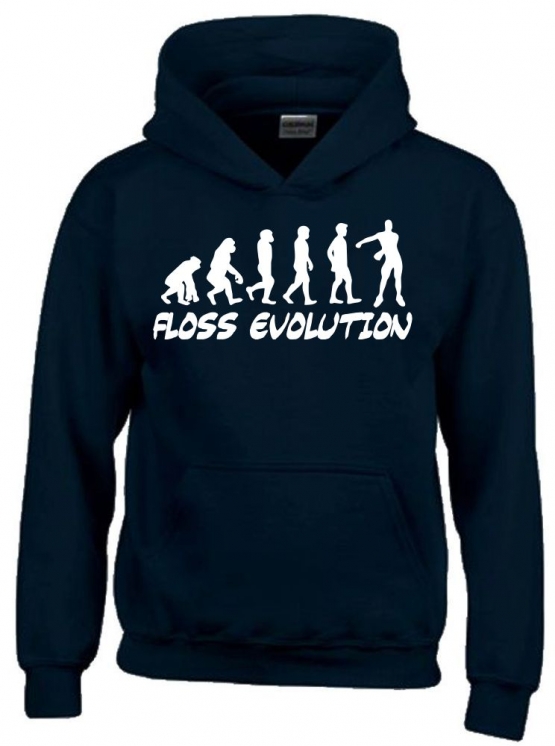 FLOSS EVOLUTION Hoodie Sweatshirt mit Kapuze Gr. 116 128 140 152 164 cm