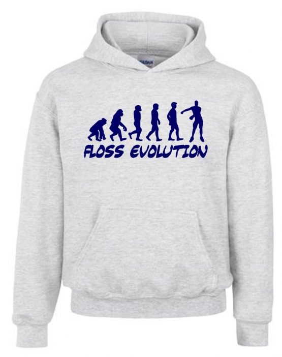 FLOSS EVOLUTION Hoodie Sweatshirt mit Kapuze Gr. 116 128 140 152 164 cm