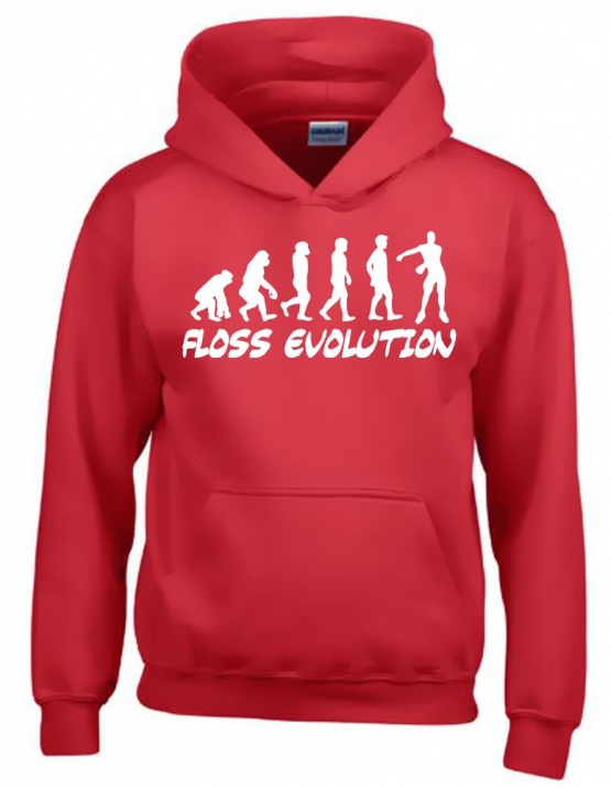 FLOSS EVOLUTION Hoodie Sweatshirt mit Kapuze Gr. 116 128 140 152 164 cm