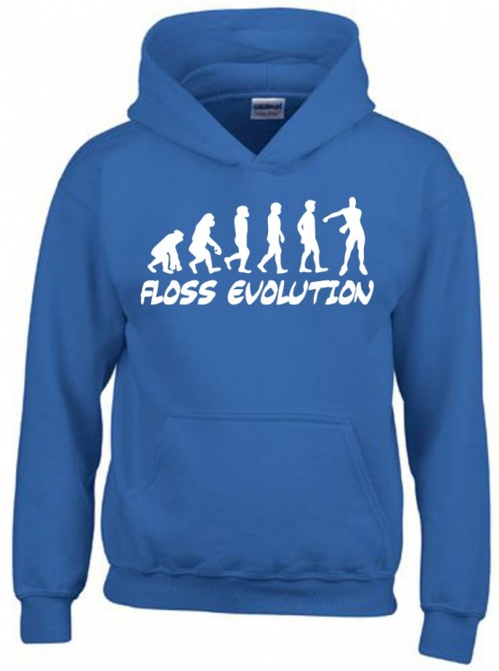 FLOSS EVOLUTION Hoodie Sweatshirt mit Kapuze Gr. 116 128 140 152 164 cm