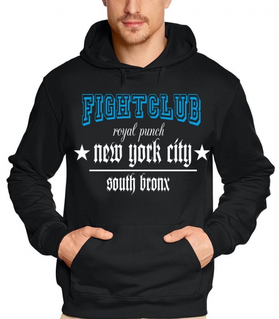 NEW YORK CITY T-Shirt FIGHTCLUB royal punch NYC Shirt south bron