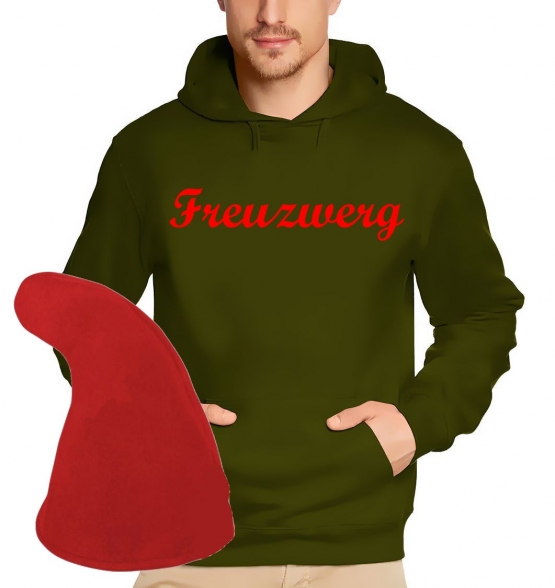 ZWERGEN  Kostüm Partyzwerg Giftzwerg Flirtzwerg vers. zur Auswahl Hoodie Gruppenkostüm Gr.S M L XL XXL 3XL 4XL 5XL