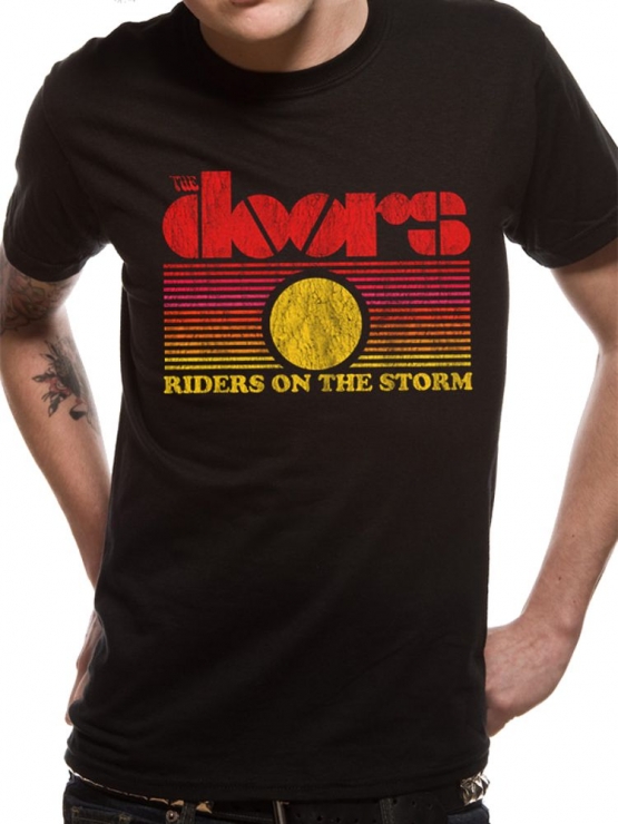 THE DOORS Riders on the Storm ORIGINAL schwarz Grössen S M L XL 2XL