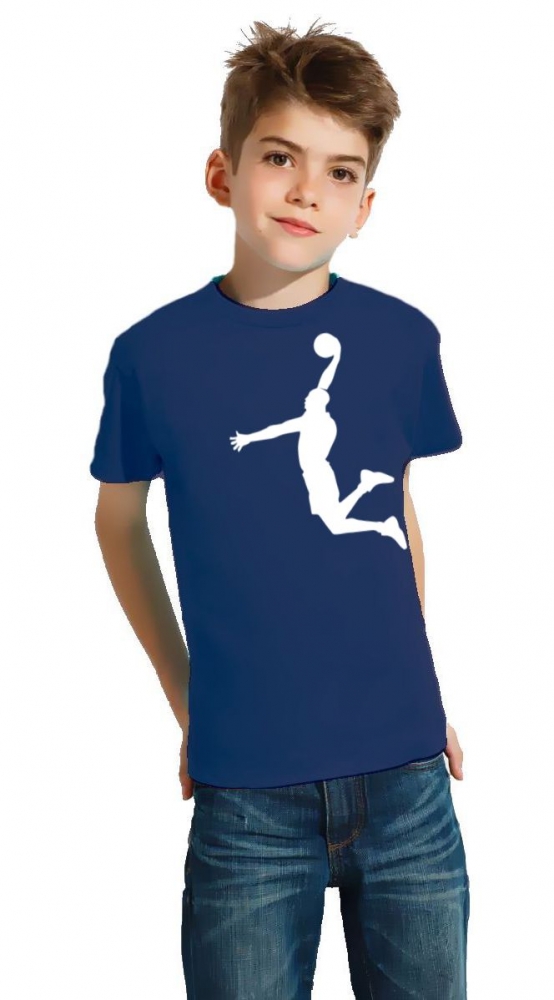 DUNK Basketball Slam Dunkin Kinder T-Shirt Kids Gr.128 - 164 cm