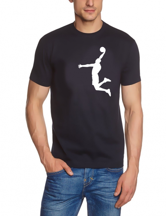 DUNK Basketball Slam Dunkin Erwachsenen T-Shirt Gr.S M L XL XXL 3XL 4XL 5XL